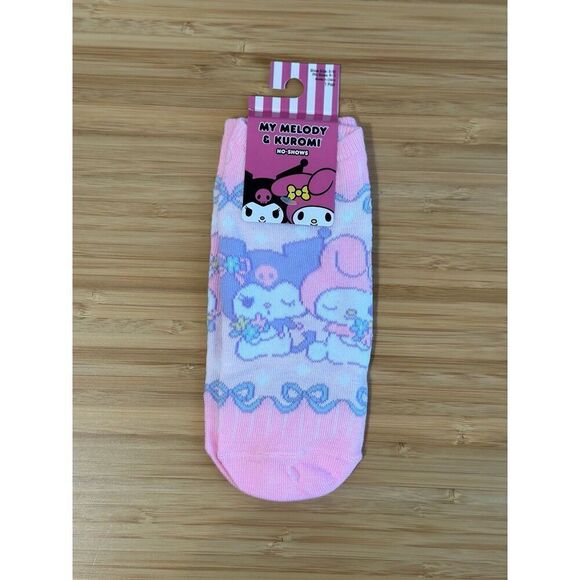 Sanrio My Melody and Kuromi Pastel No Show Socks - Picture 1 of 3